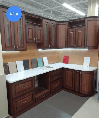 Угловая кухня в классическом стиле